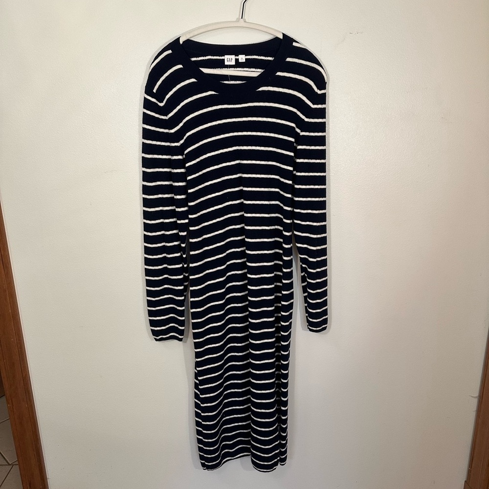Striped Black and White Dress